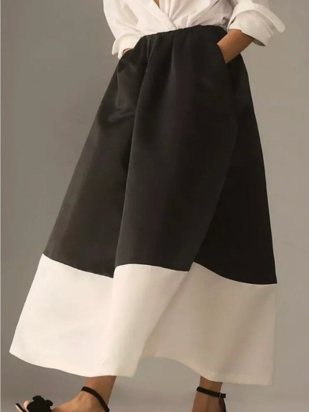 Anthropologie x Mare Mare Colorblock A-Line Maxi Skirt - NWT